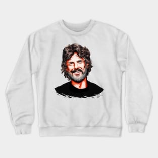 Kris Kristofferson - An illustration by Paul Cemmick Crewneck Sweatshirt